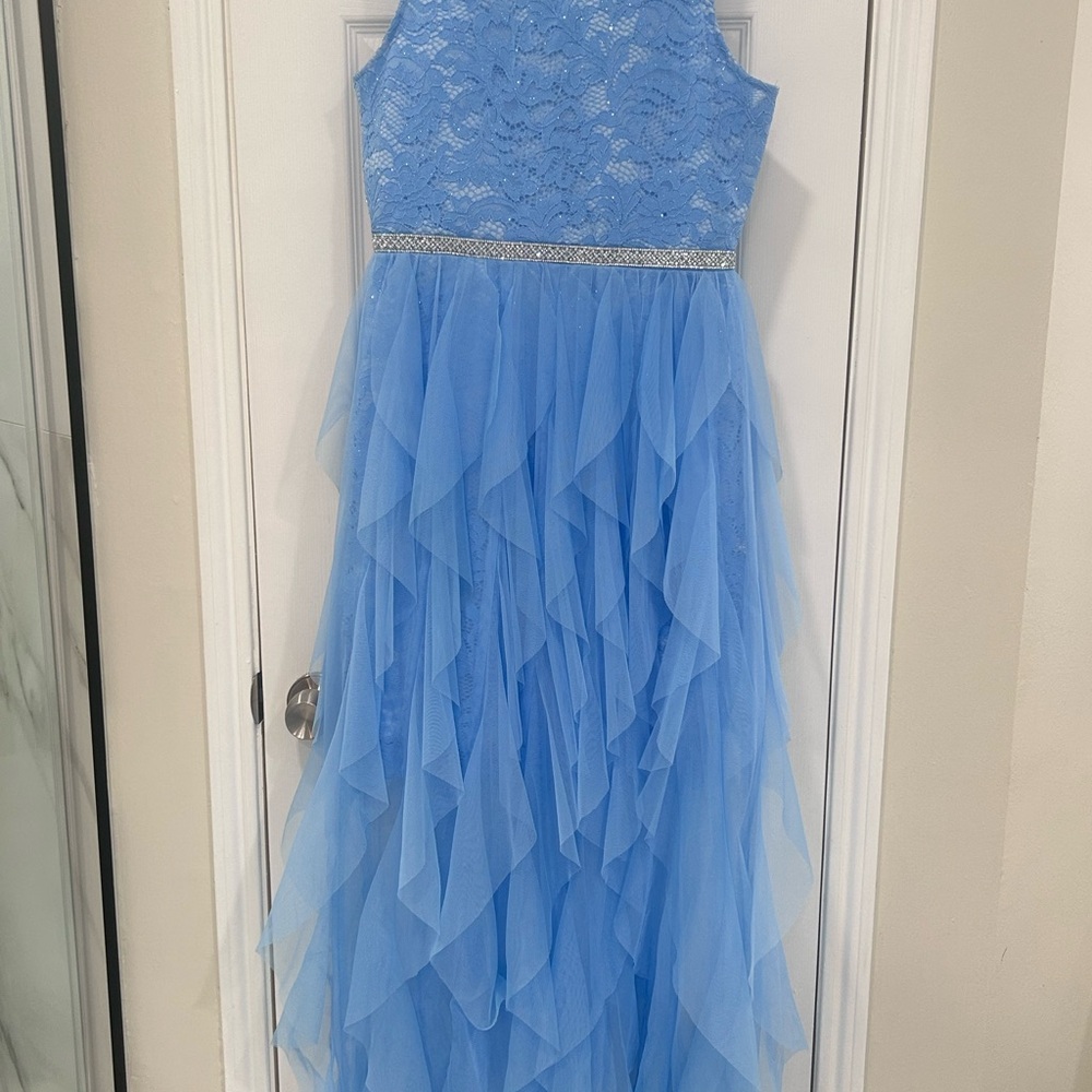 Rare Editions Blue Formal Dress with Elegant Design
